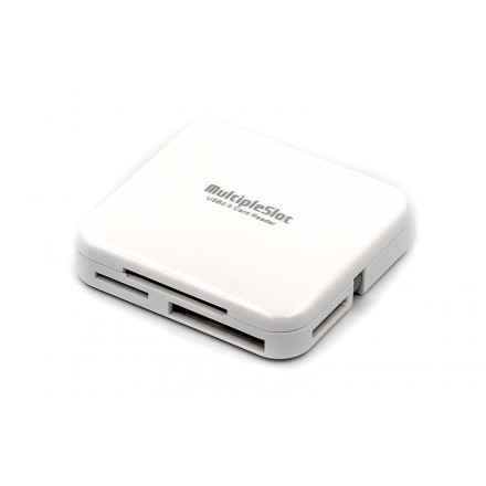Кардридер PowerPlant USB 2.0 (All in 1) 6 слотов